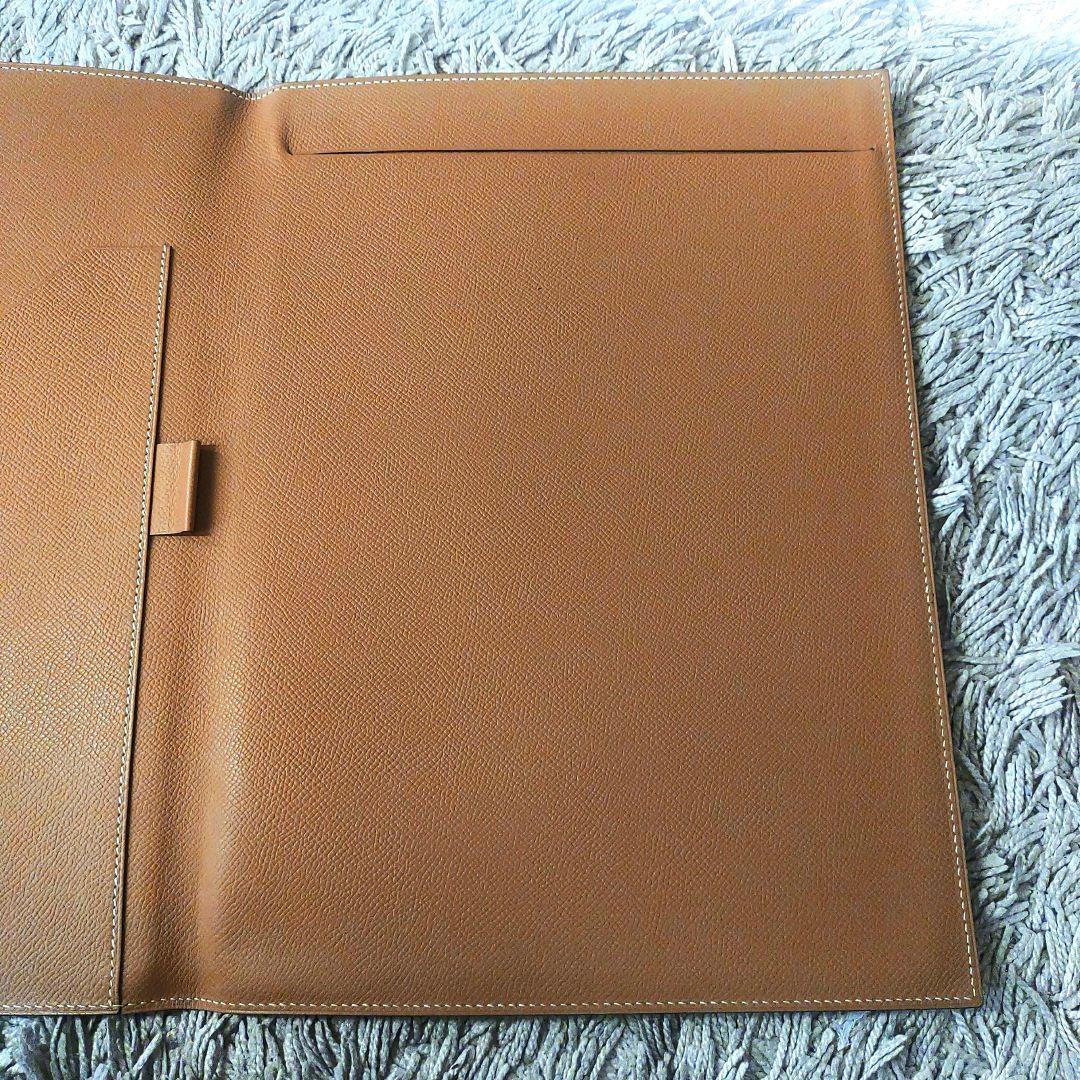 【A4サイズ】HERMES　エルメス　ノートカバー　メモパッド　ブルー