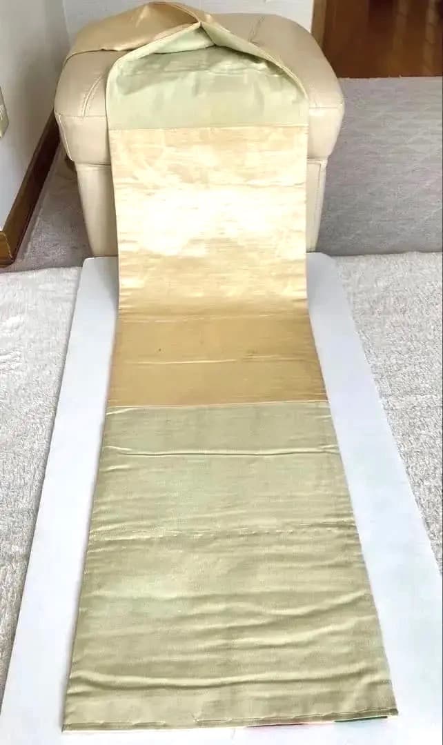 Antique Kimono 薔薇手描き 絵画的 圧倒的迫力 繻子正絹名古屋帯