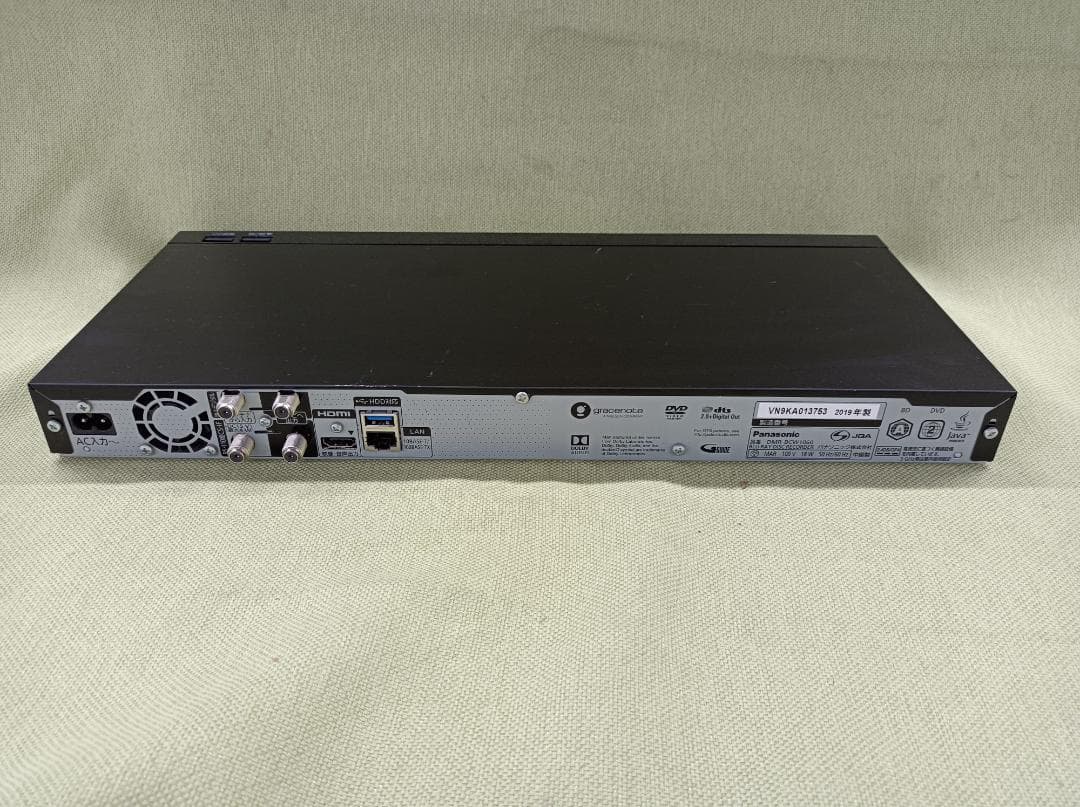 《CRGXY》Panasonic　ブルーレイレコーダー　DMR-BCW1060