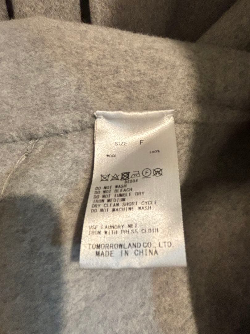 【新品・未使用・タグ付】DES PRÉS オープンフロント ウールコート