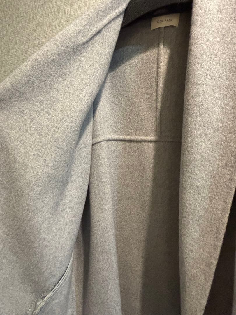 【新品・未使用・タグ付】DES PRÉS オープンフロント ウールコート