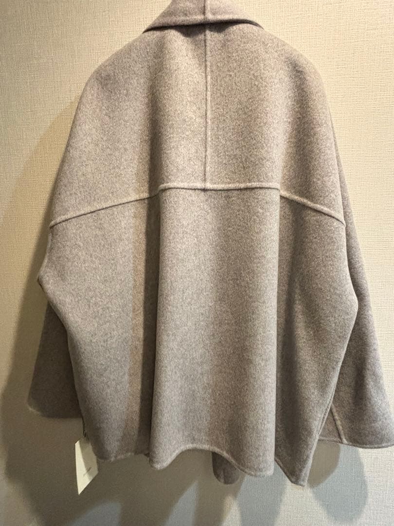 【新品・未使用・タグ付】DES PRÉS オープンフロント ウールコート