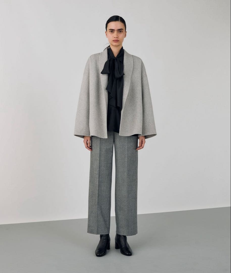 【新品・未使用・タグ付】DES PRÉS オープンフロント ウールコート