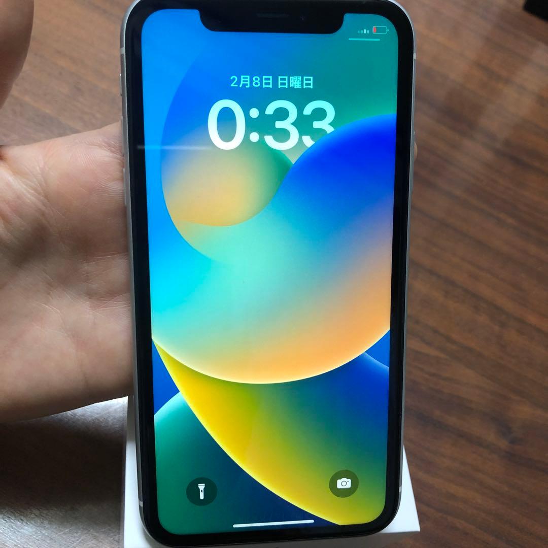 美品！ iPhone XR 64GB ホワイト