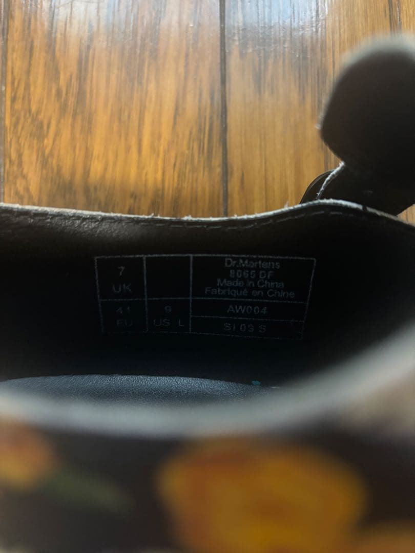 Dr. Martens メリージェーン　フラワー柄　26.0cm