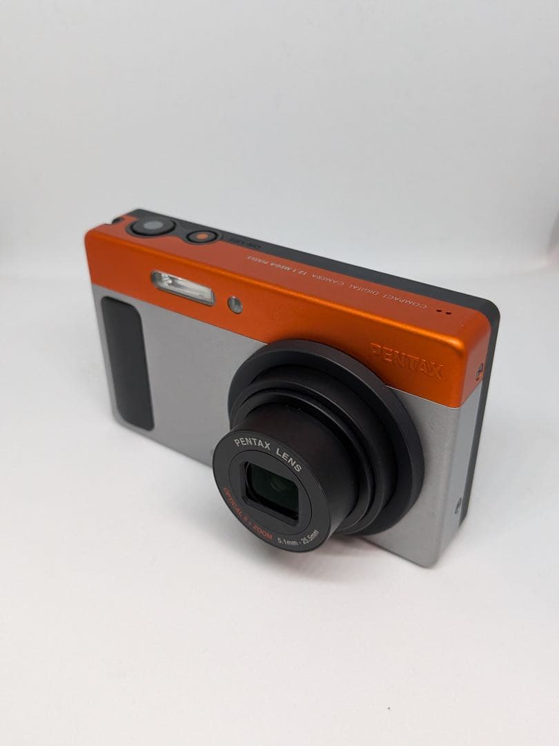 【作例あり】PENTAX Optio H90 オレンジ シルバー
