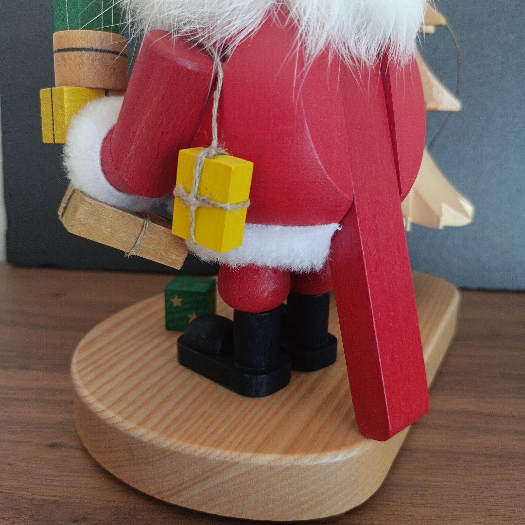 くるみ割り人形〈サンタとツリー〉リヒャルト グレーザー ザイフェン ランプ付置物