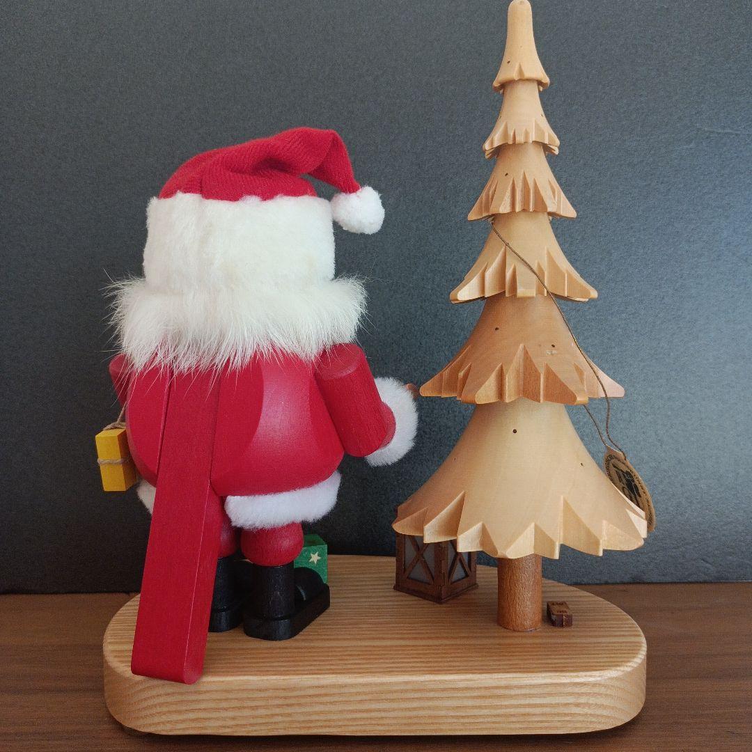 くるみ割り人形〈サンタとツリー〉リヒャルト グレーザー ザイフェン ランプ付置物