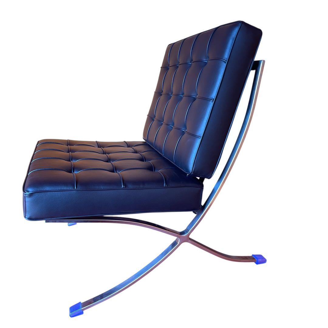 【ほぼ新品】バルセロナチェア オットマン付き リプロダクト品