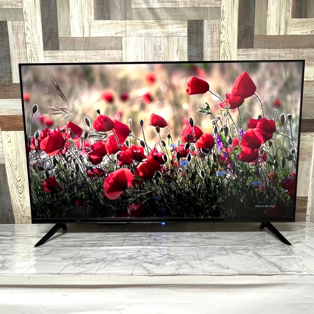 即日受渡❣️全国送料込去年購入ティーズネットワーク50型4kチューナー内蔵液晶TV