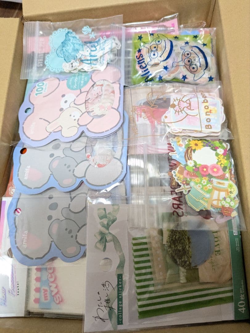 メモ帳　シール大量ぼっくすA　８０サイズ