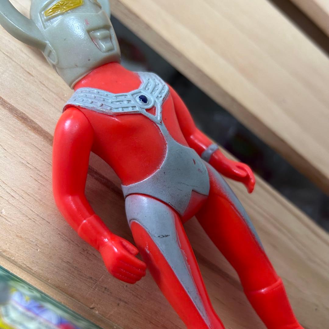 ウルトラマンタロウ　ソフビ　ブルマァク　当時物　年代物