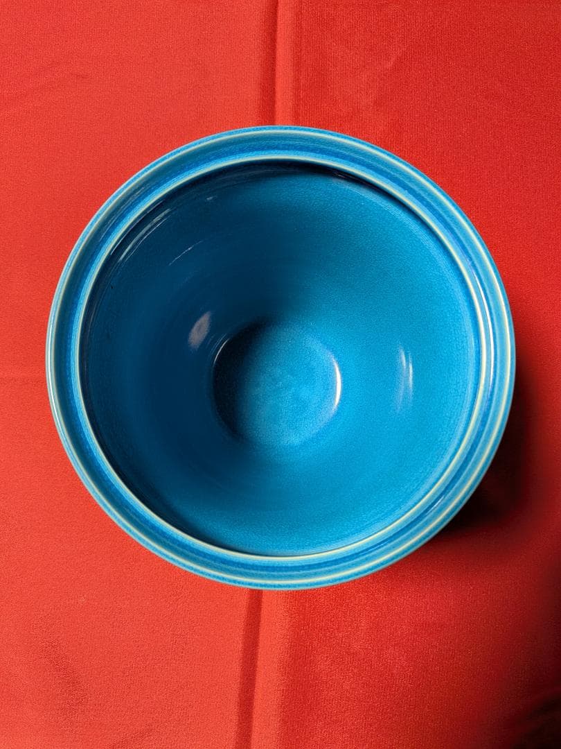 浅黄交趾　末広水指