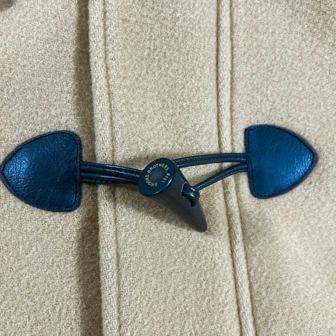 ✨未使用級 ブルックスブラザーズ 2way ダッフルコート チェック キャメル