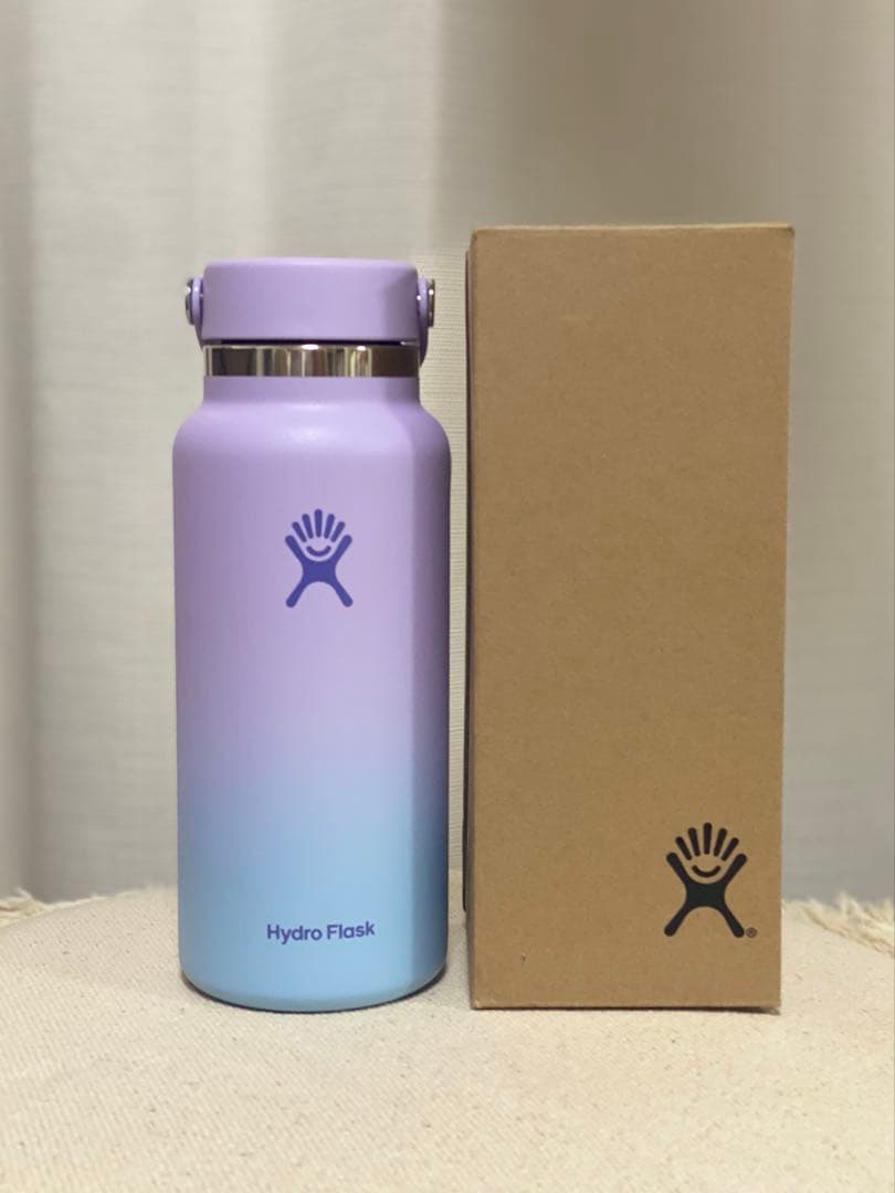 弁当箱・水筒 Hydro Flask 32 oz Wide Flex Cap Aurora