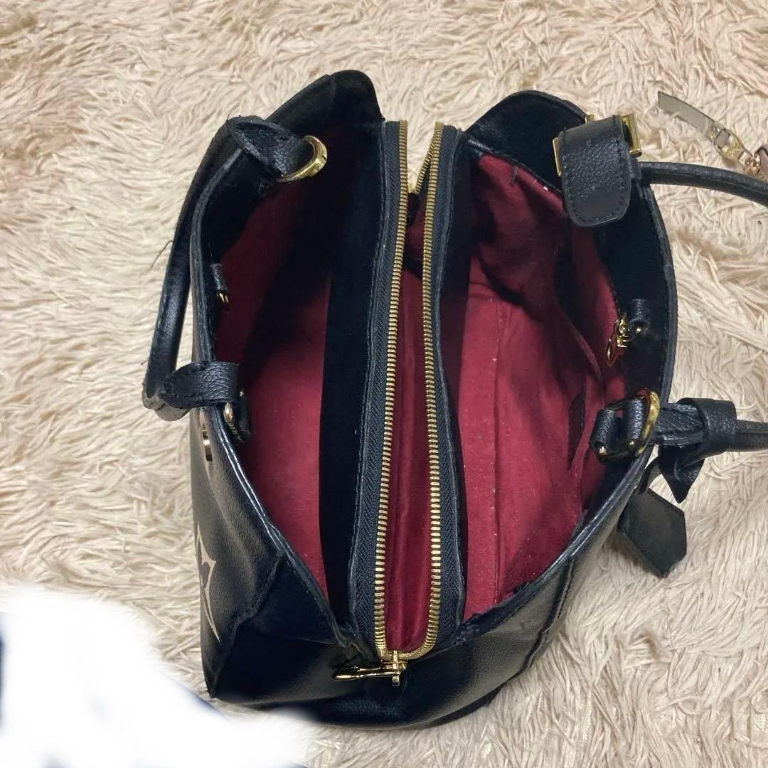 Louis Vuitton ブラック モノグラム ショルダーバッグ