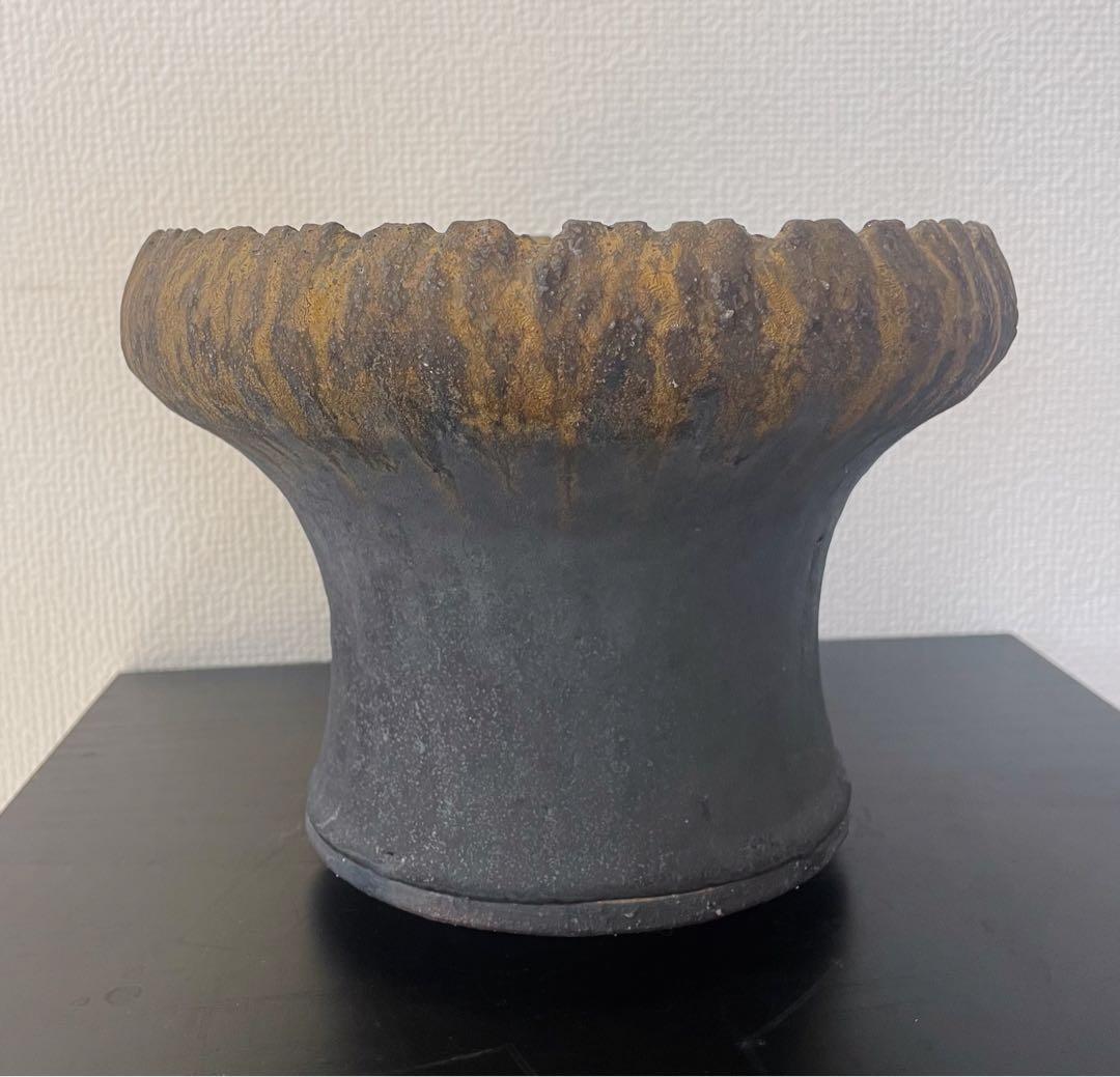 h*e様 細川政己 y鉢 大鉢　陶器鉢　中古品