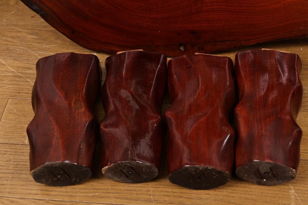 lemac　欅製　ちゃぶ台　テーブル　飾台　天板厚5.5㎝ BJ231