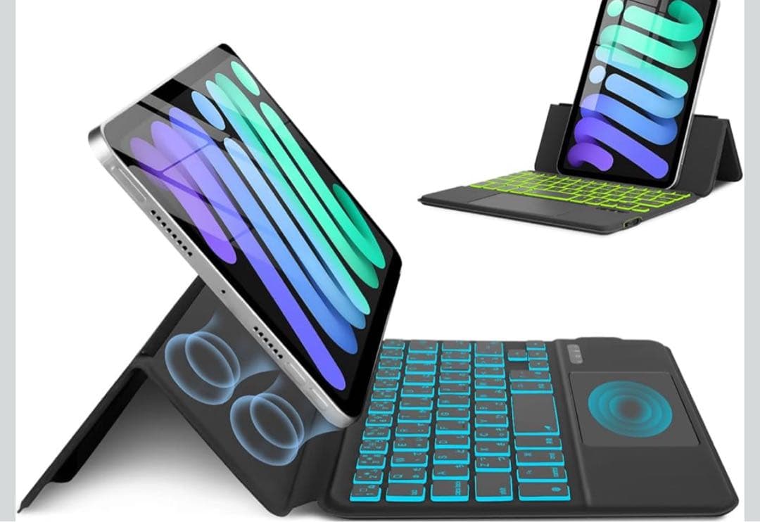 iPad Mini 第6/7世代用キーボードケース（日本語配列）