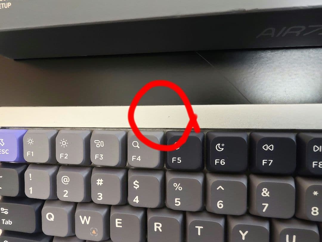 Nuphy AIR75 HE キーボード