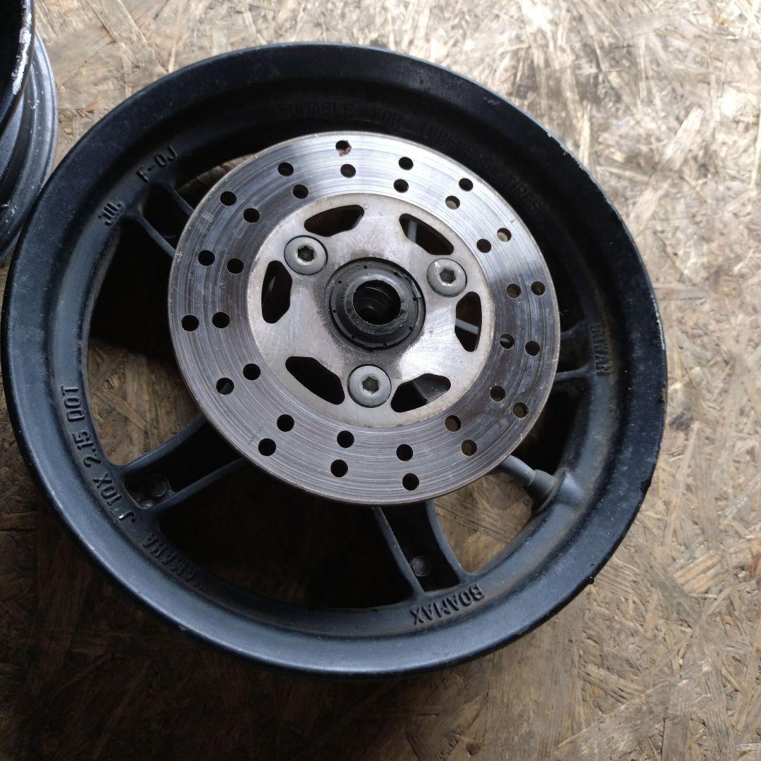 SA39J JOG 前後ホイール　黒