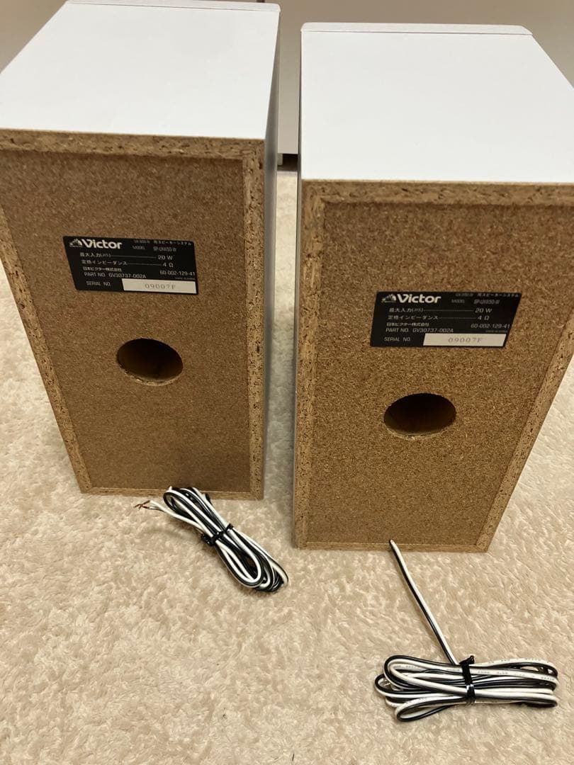 【美品】希少品！Victer CA₋UXW500 スピーカー2個 リモコン付