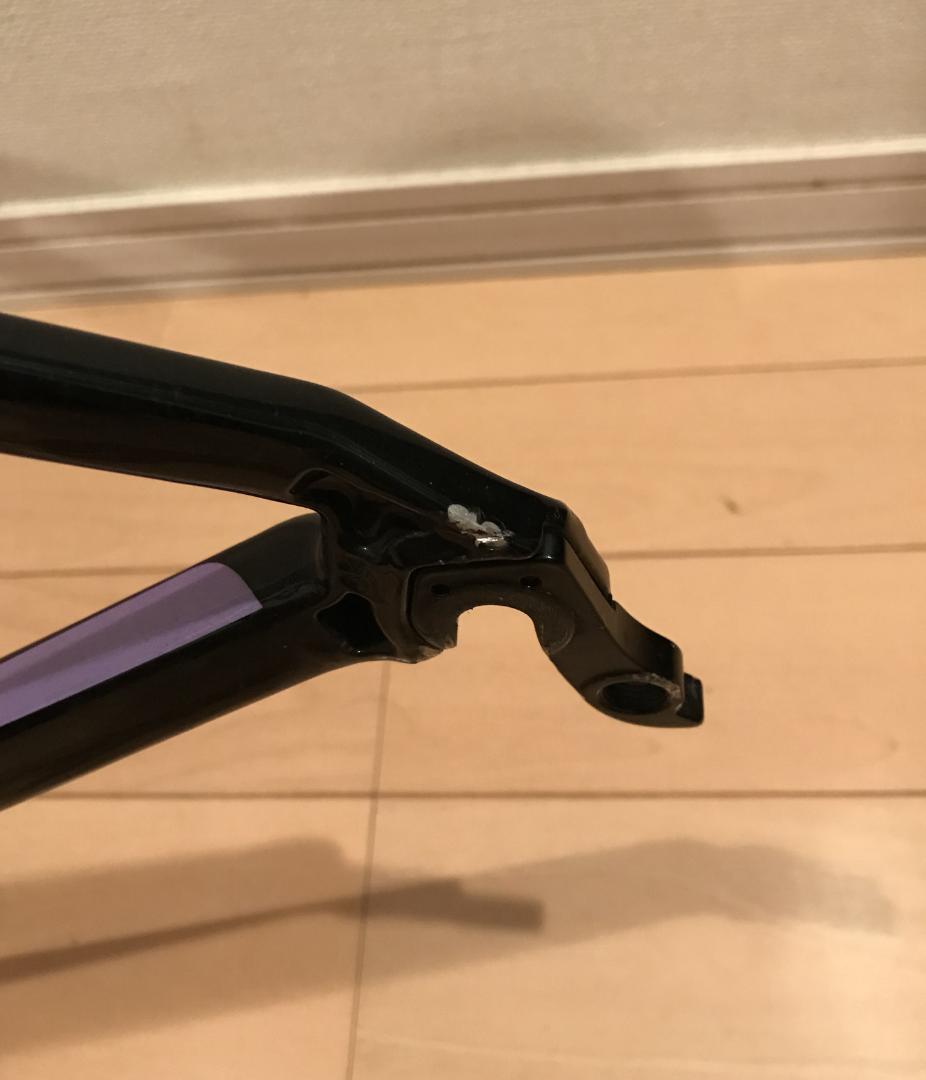 【価格交渉有】GIANTカーボンフレームセット XXS 適正身長150CM