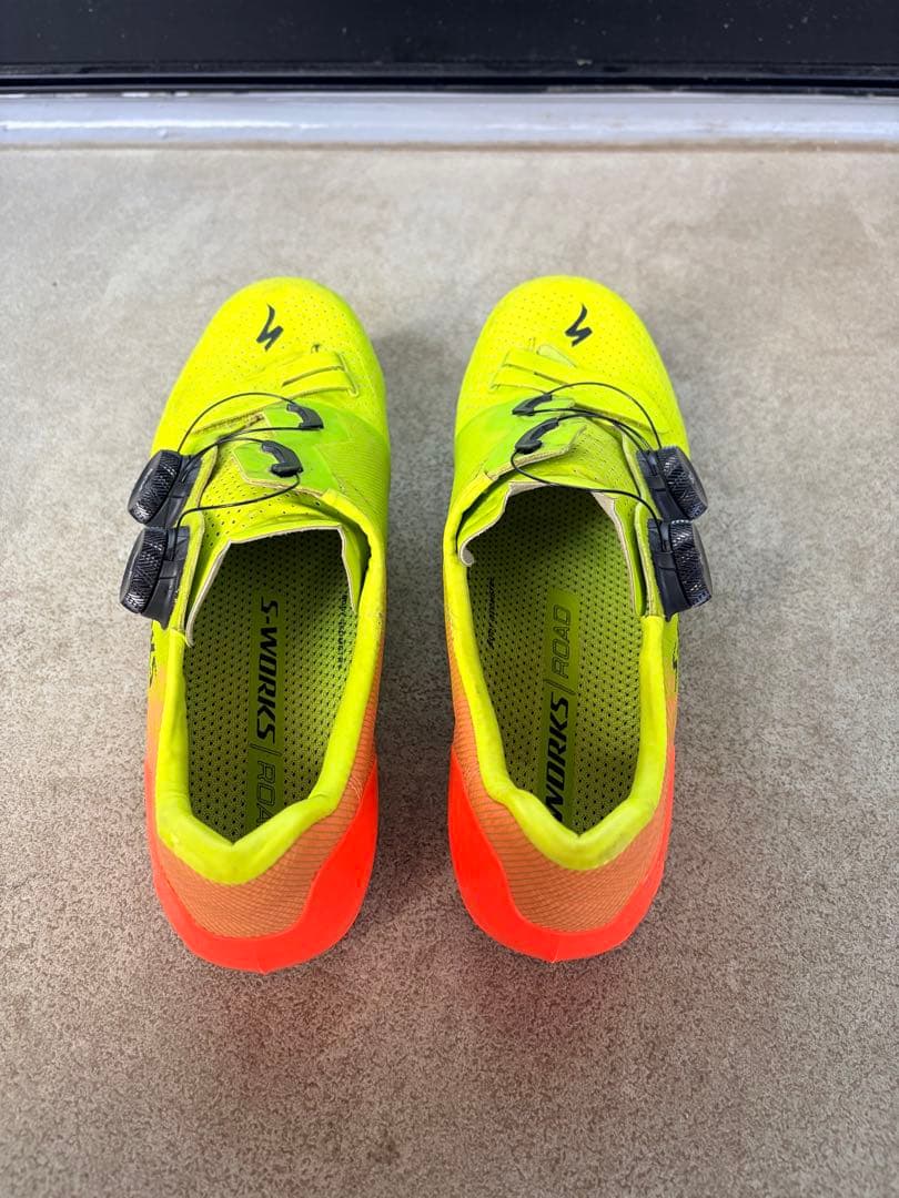 Specialized S-Works シューズ 蛍光イエロー