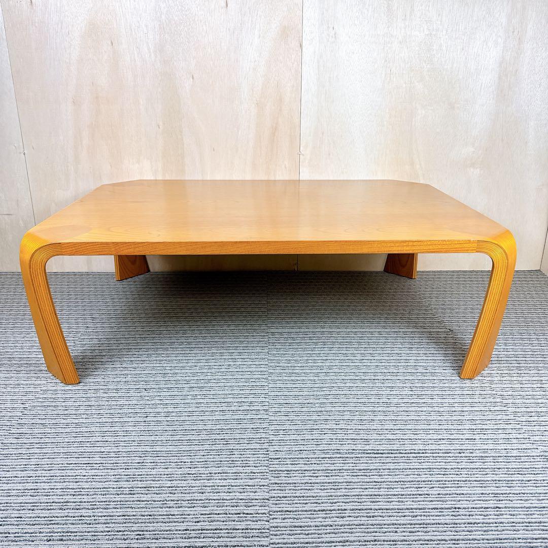 美品 天童木工 ローテーブル 乾三郎 座卓 106×75.5×33.5 引取割有