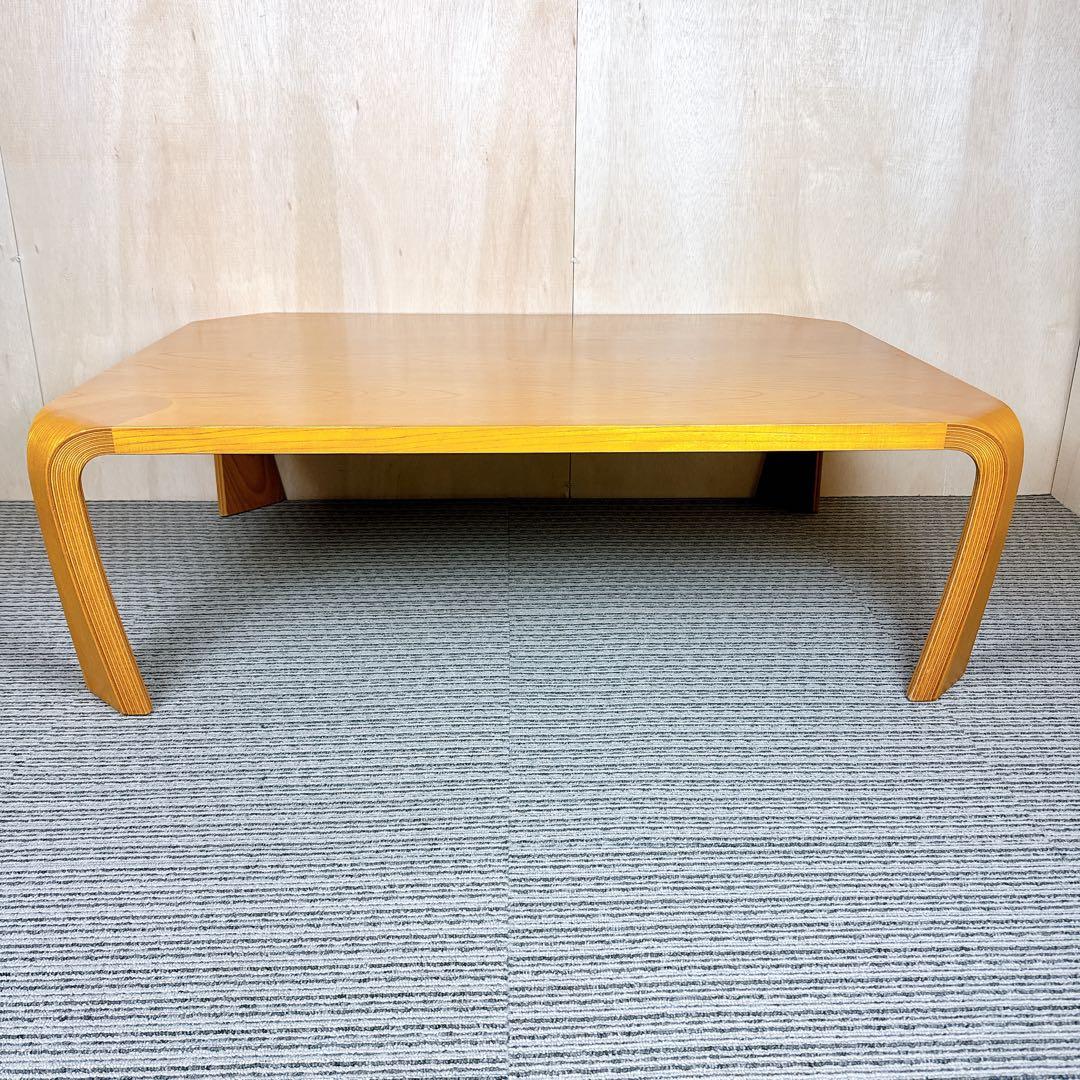 美品 天童木工 ローテーブル 乾三郎 座卓 106×75.5×33.5 引取割有