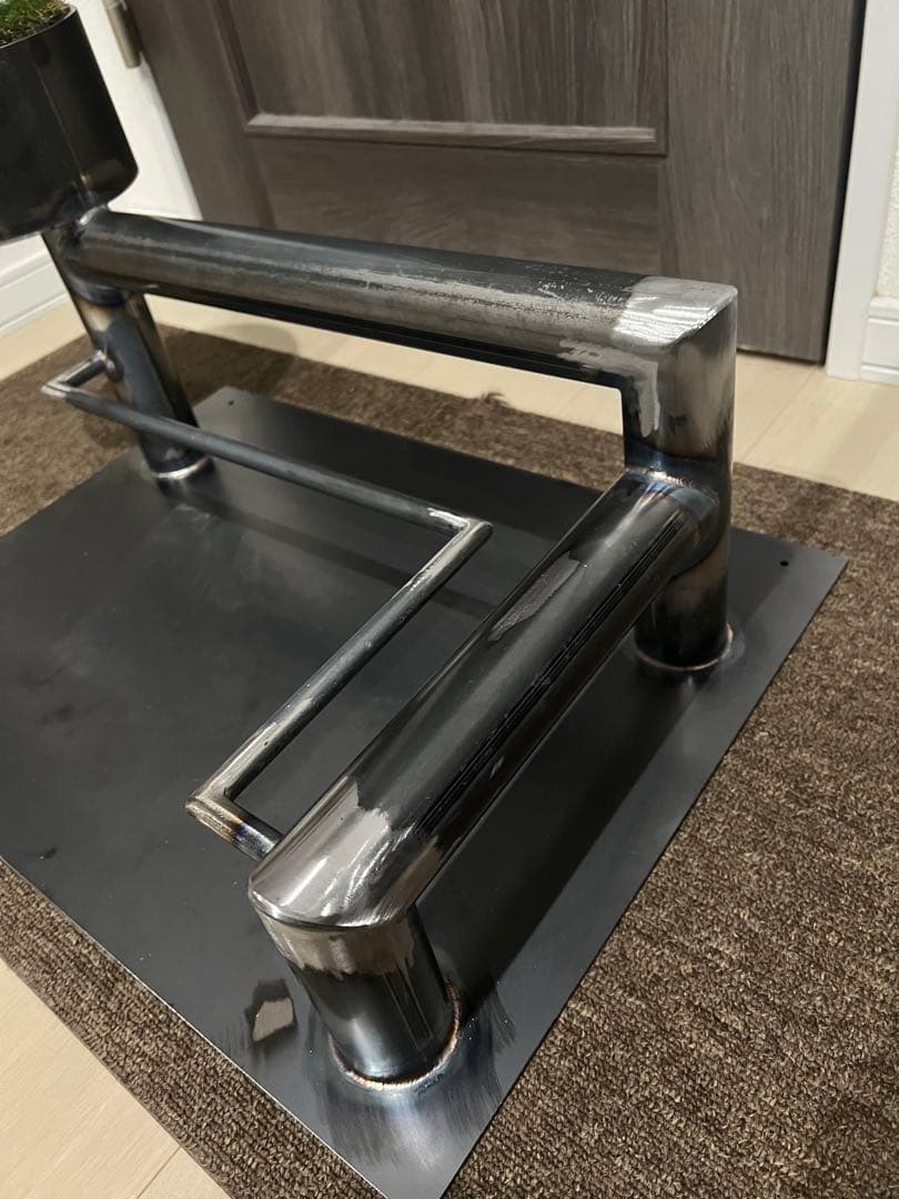 猛禽類パーチ　Ｌ字型　人工芝付き