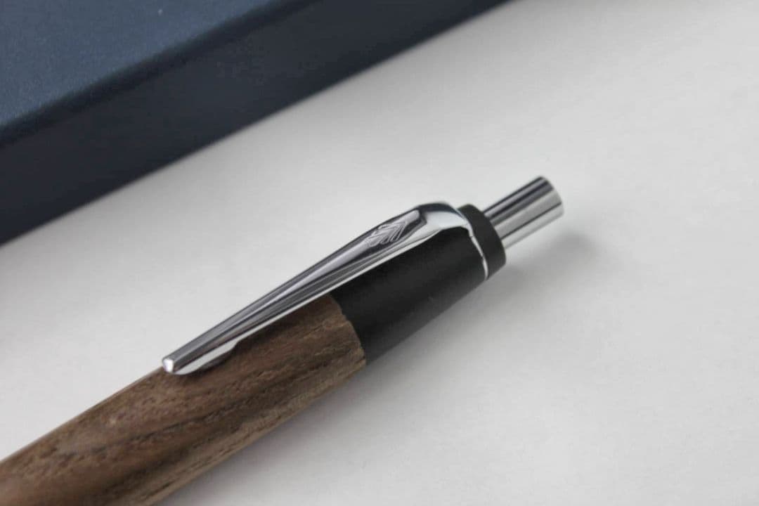 野原工芸新型銀金具神代タモスタンダードボールペン