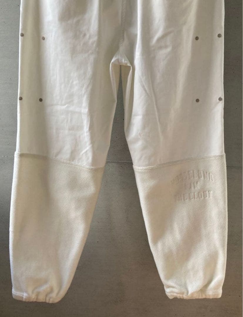 定価74800 希少Mサイズ　ラッセルノ カスタムオーバーオール 白