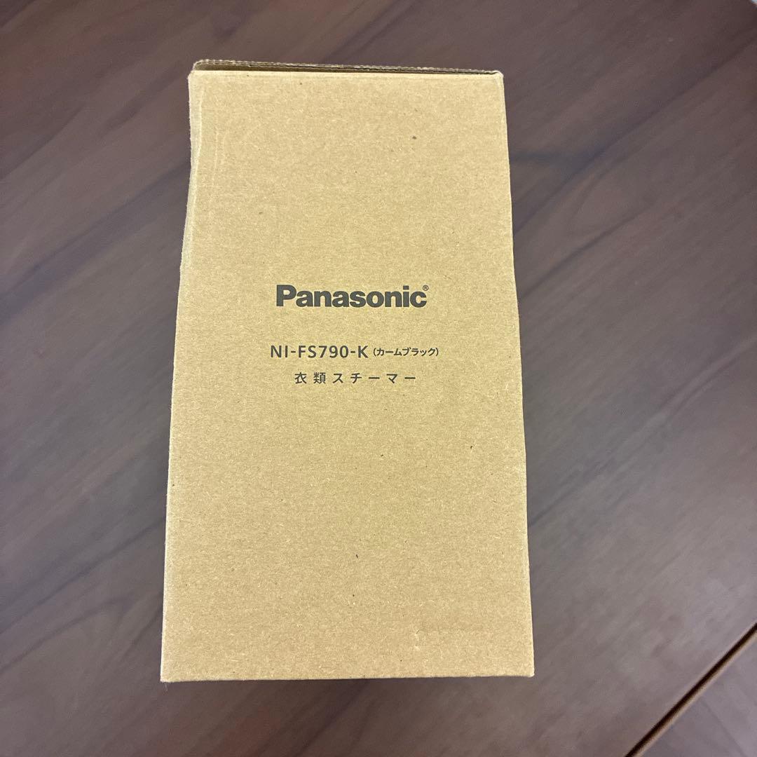 Panasonic 衣類スチーマー NI-FS790-K カームブラック