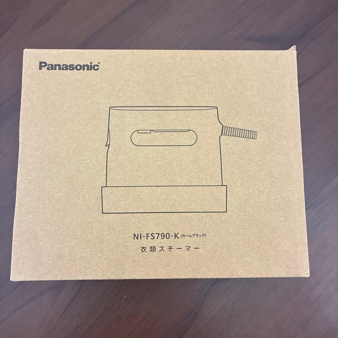 Panasonic 衣類スチーマー NI-FS790-K カームブラック