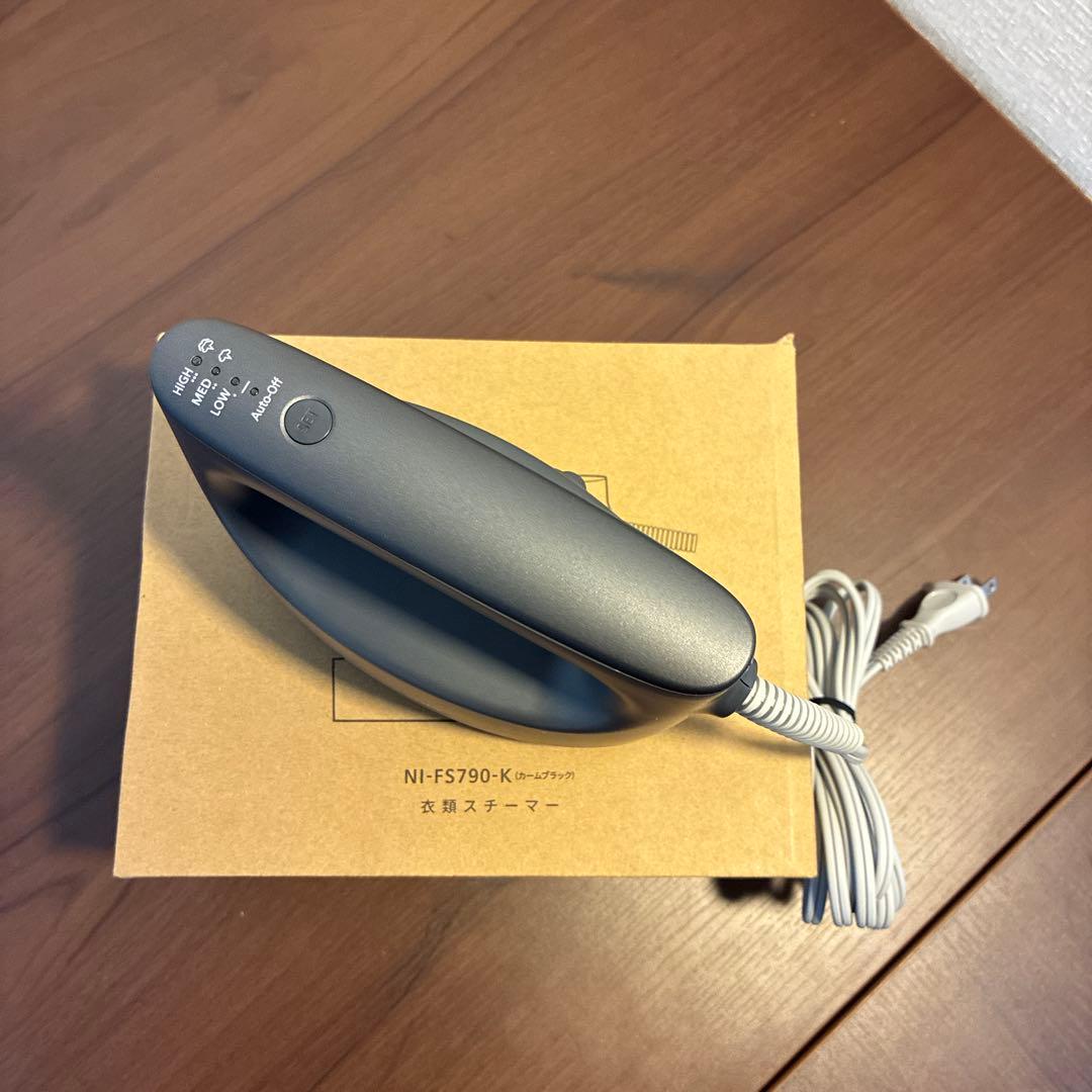 Panasonic 衣類スチーマー NI-FS790-K カームブラック