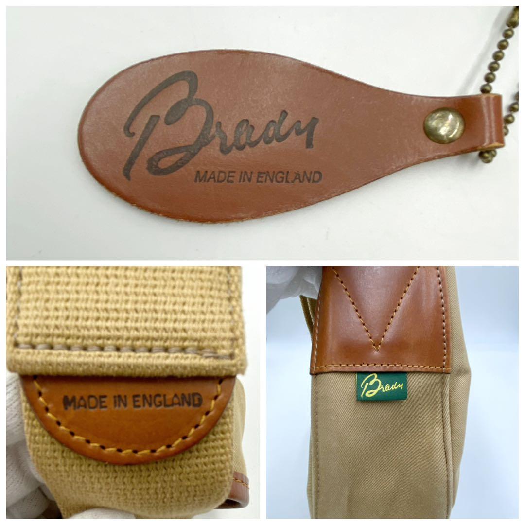 美品★BRADYブレディ キャンバス ショルダーバッグ★105