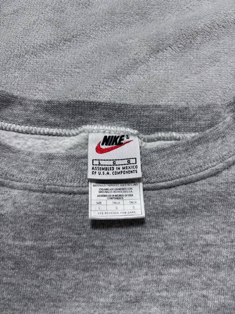 90s Nike メキシコ製　スウェット　グレー