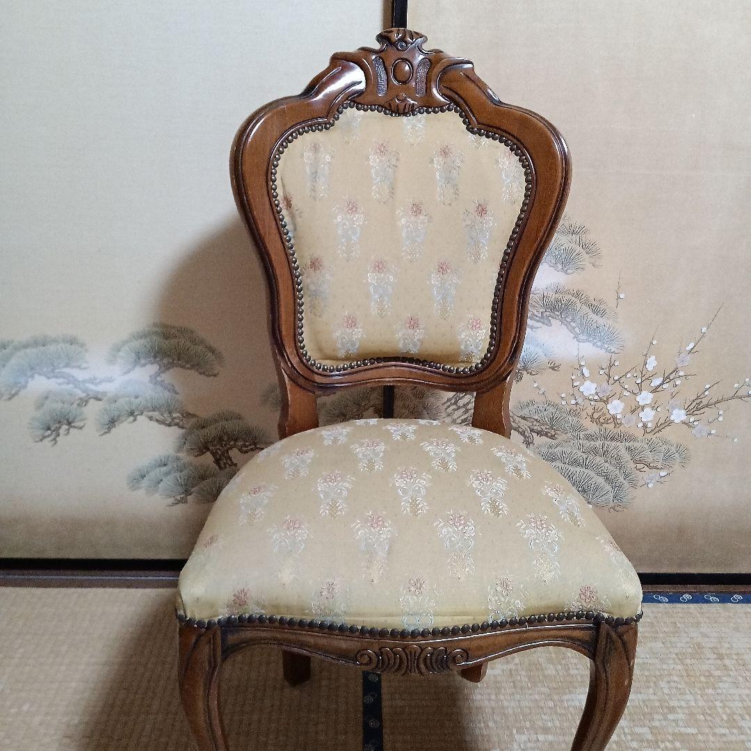 ヨーロッパクラシックスタイル 木製椅子 アンティークチェア
