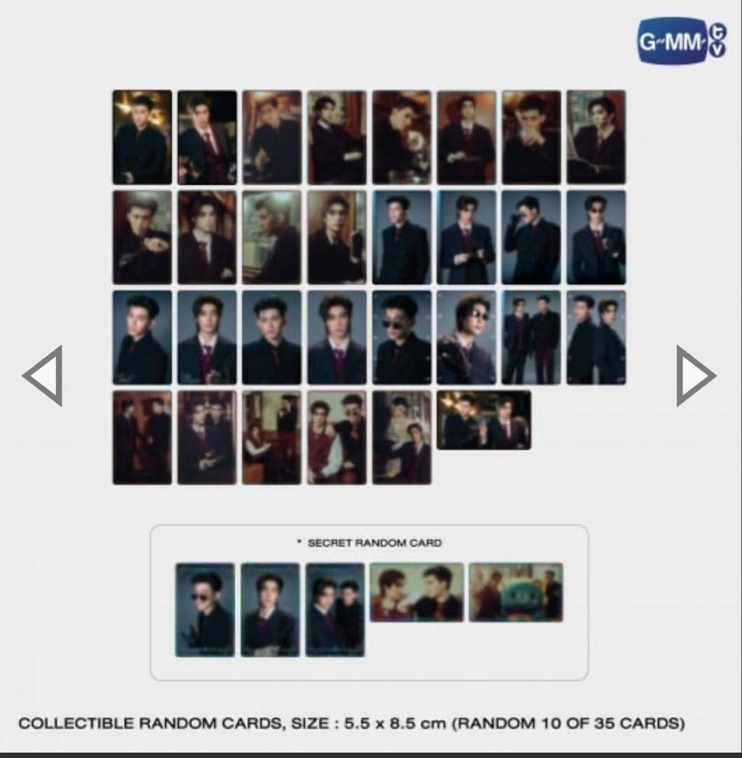 神威月★PondPhuwinファンコン★ランダムカード10パックgmmtv