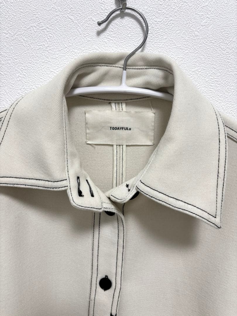 トップス TODAYFUL Stitch Wool Shirts