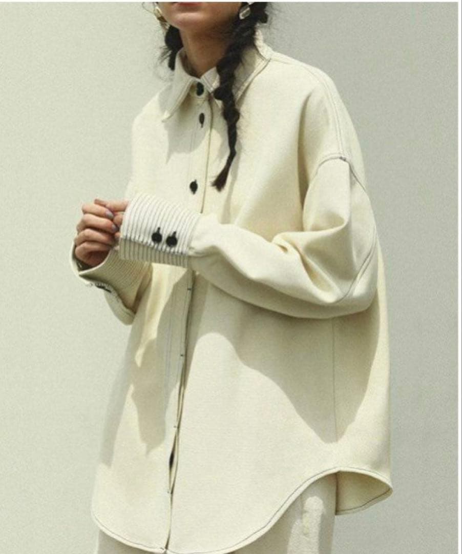 トップス TODAYFUL Stitch Wool Shirts