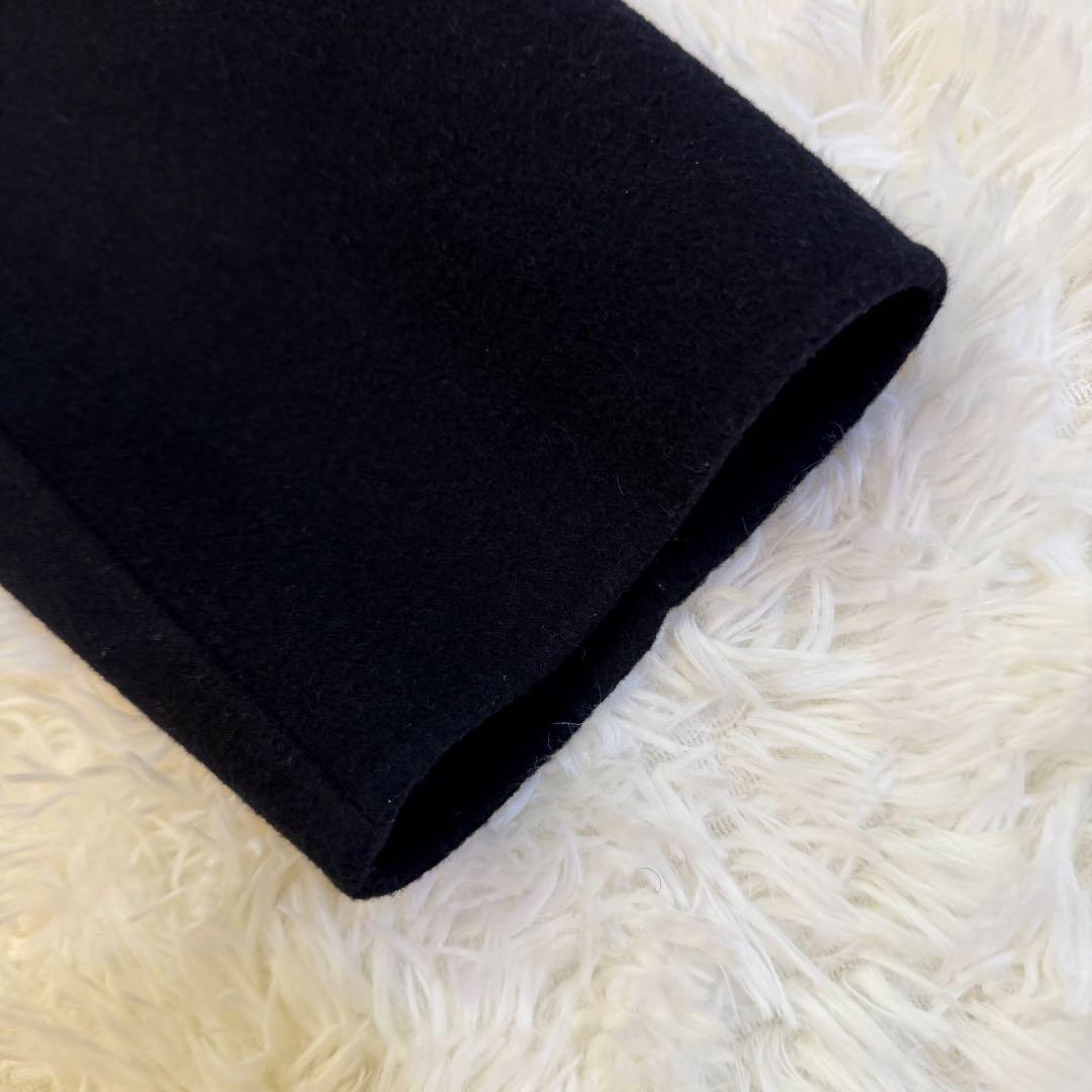 GALERIE VIE ライトメルトンスタンドカラーショートコート