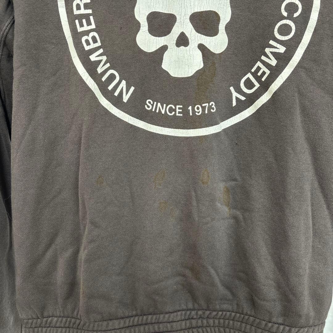 ね*こ様 NUMBER NINE スカルプリント トレーナー