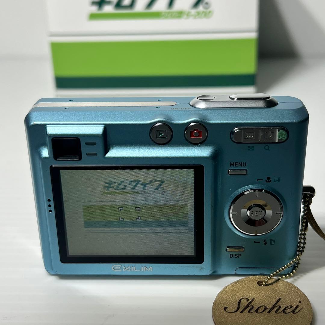 おまけ付き カシオ動作品CASIO EXILIM EX-Z40 ブルー水色