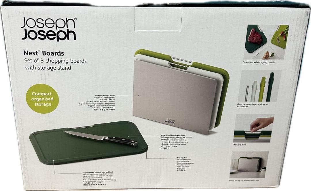 Joseph Joseph まな板 カッティングボード グリーン