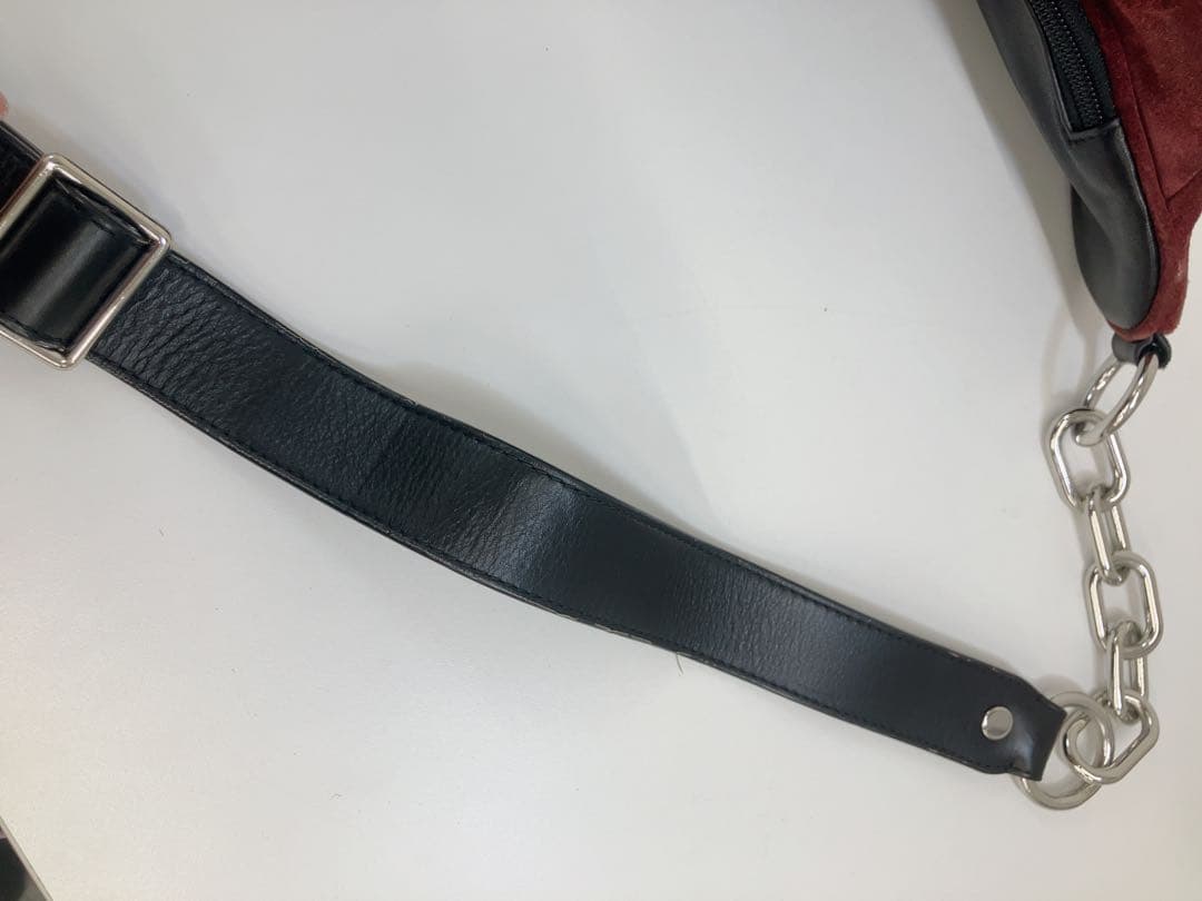 ★激レア アレキサンダーワン バーガンディ アッティカ スエード ウエストバッグ