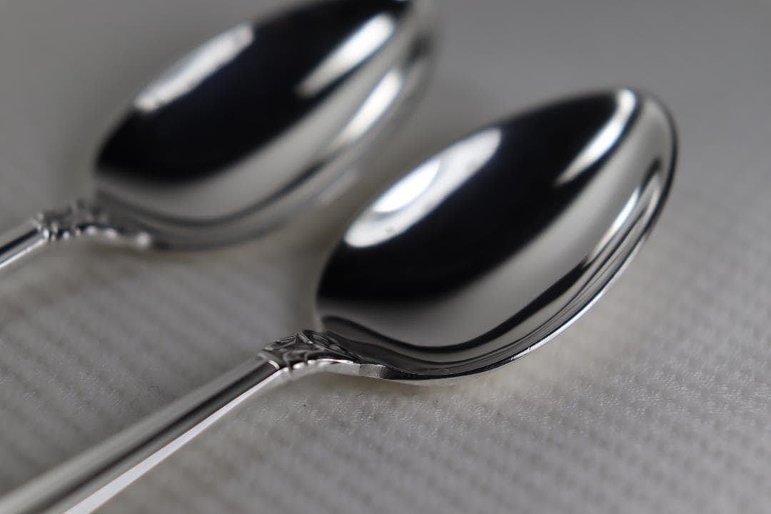 STERLING製コーヒースプーン2本組■インターナショナル■ロイヤルデニッシュ