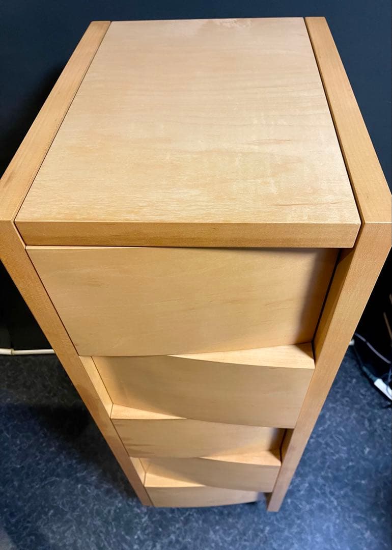 堀住木工所 タンゴ ミラーチェスト ミラー付 5段チェスト デザイナーズ家具