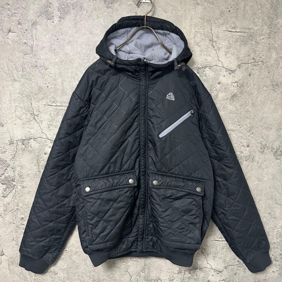 【超人気◎】NIKE ACG　キルティングジャケット　　刺繍　y2k　美品◎